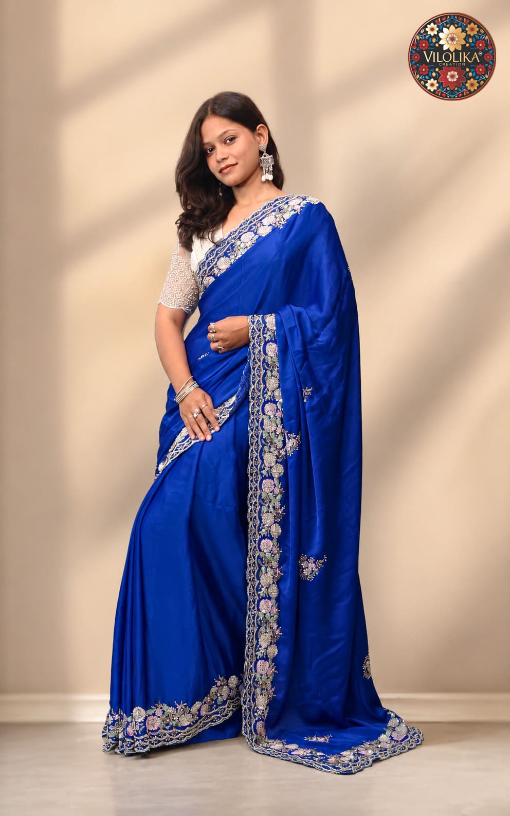 Satin Saree