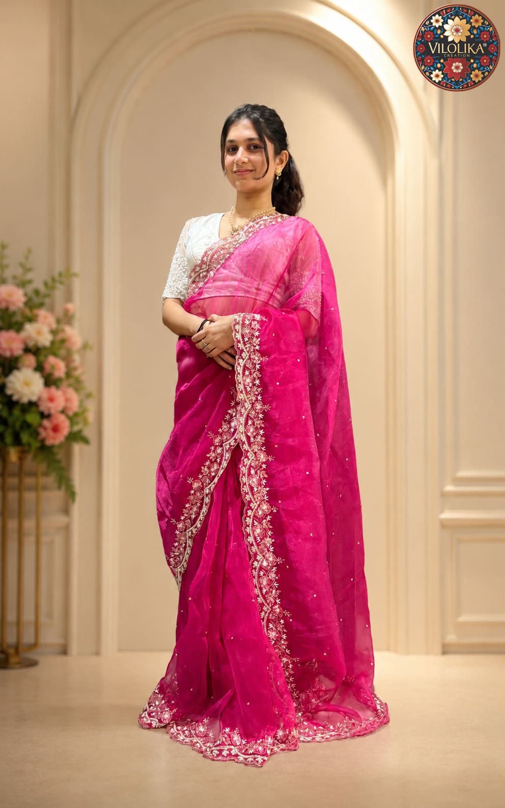 Tissue Organza Saree