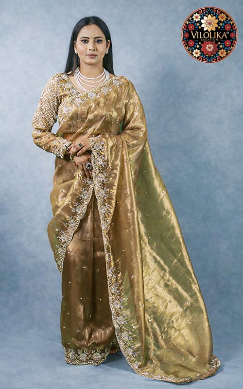 Pure Tissue Saree Manufacturers